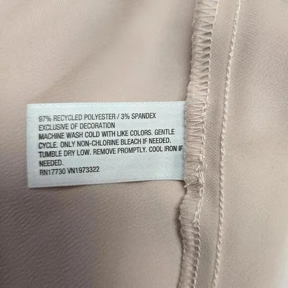 Women's Satin Lace Trim Midi Skirt | Wild Fable | Large - Picture 9 of 9